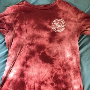 Obey tie dye tee